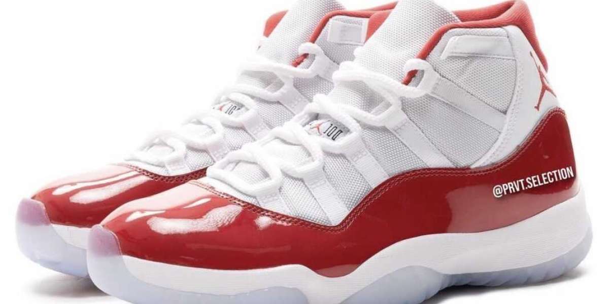 Latest 2022 Air Jordan 11 “Cherry” Basketball Shoes Release Information